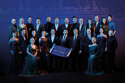 Cast TITANIC foto Roy Beusker